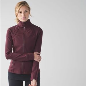 Lululemon Maroon workout jacket size 4